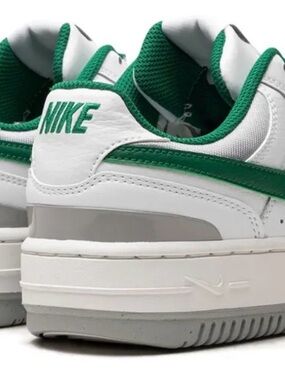Nike White Tag with Green Mesh Interior